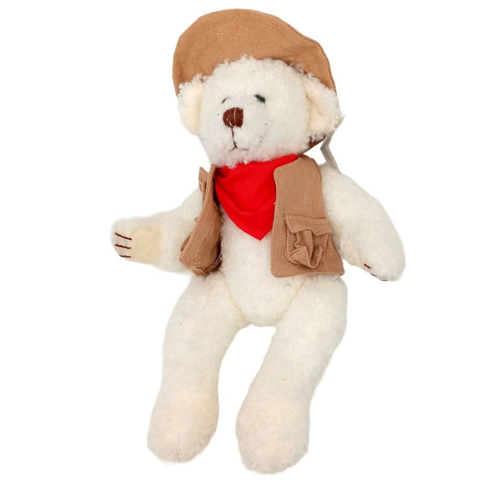 Denali Alaska Teddy Bear Souvenir Fishing Fisherman AK  Collectible 9 Inch